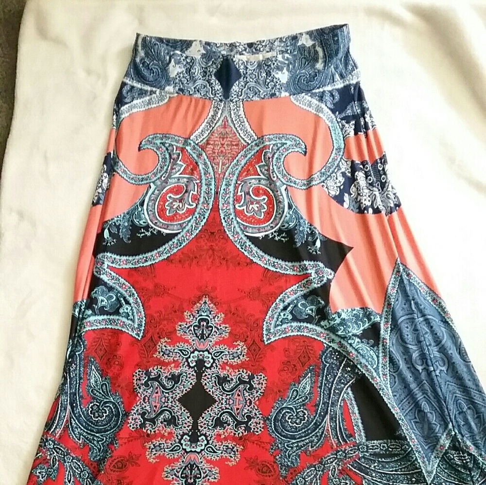 Boston Proper Boho Maxi Skirt